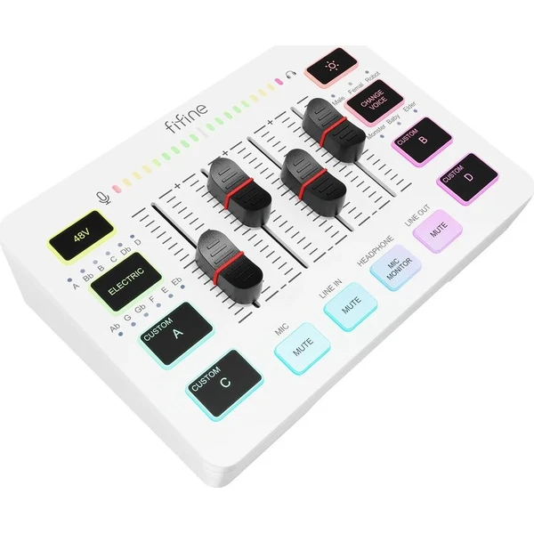 Fifine SC3 mixpult bílý - Mixpulty - Obrázek d_cc332e60e19f4969aaf490e2c543eee3