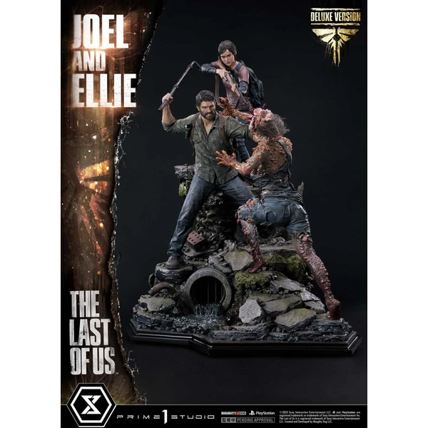 Socha The Last of Us Part I Ultimate Premium Masterline Series Statue Joel & Ellie Deluxe Bonus Vers - Sochy a sošky - Obrázek d_cc4b2075698c4337949b59e8d6d6616c