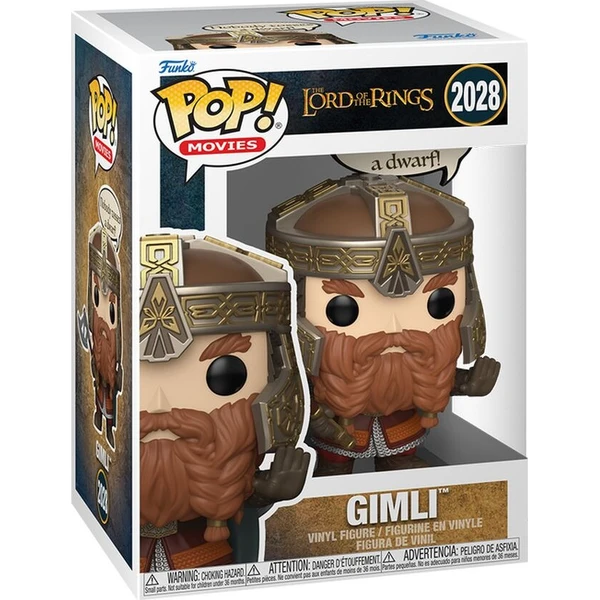 Funko POP! #2028 Movies: The Lord of the Rings – Gimli (Nobody Tosses a Dwarf) - Funko POP! - Obrázek d_cd4bf7e9937b4277bbfe5d2f6c6ca490
