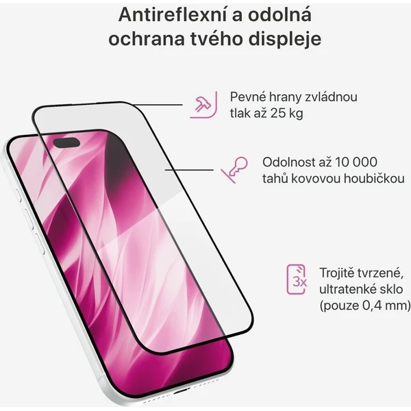 iWant Aura AntiReflective Glass 3D tvrzené sklo pro iPhone 17 Pro/18 Pro - Ochranné folie a skla - Obrázek d_cda988f7c7bc432f93eee9d0f2bb872f