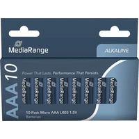 MediaRange Premium alkalické baterie Micro AAA 1,5V 10ks - Baterie