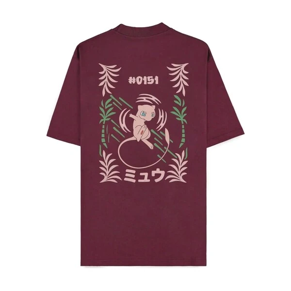 Tričko Difuzed Pokémon - Bordeaux Mew (Loose Fit) XL - Trička - Obrázek d_cdd21d07d50043c5ad56ad9670ec9c82