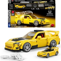 Mattel Brick Shop sestavitelný model Hot Wheels - 07 Honda S2000 (Speed Series) - Stavebnice
