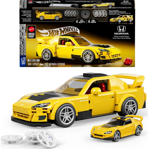 Mattel Brick Shop sestavitelný model Hot Wheels - 07 Honda S2000