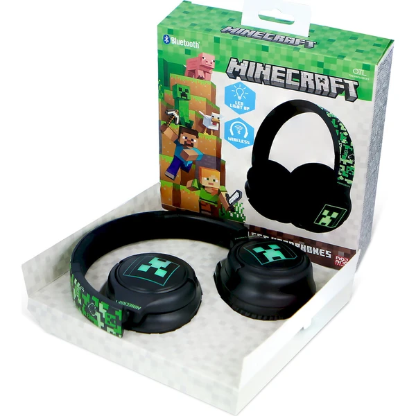 OTL Minecraft LED bezdrátové sluchátka - Sluchátka - Obrázek d_ce1b1e56a68541c79df53fd8b21fae7b