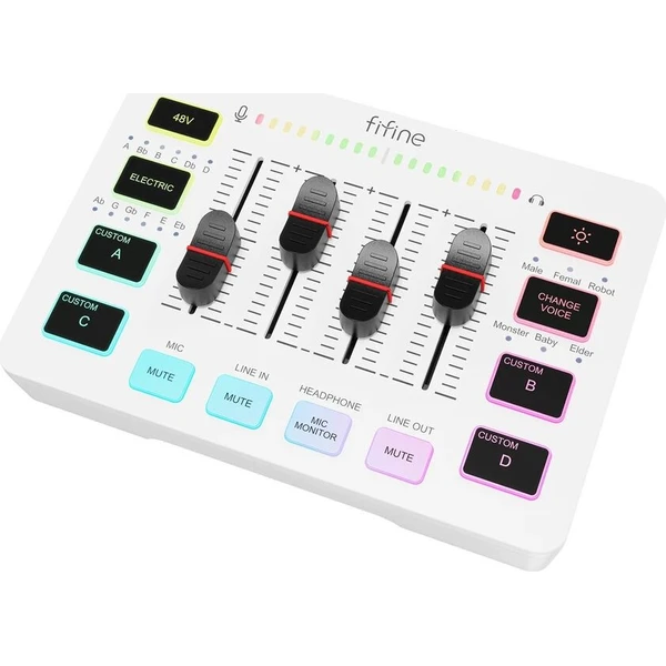 Fifine SC3 mixpult bílý - Mixpulty - Obrázek d_ce38c6c1eb224b66b81611cb56f0362f