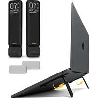 Aulumu G07 POP-UP Laptop Kickstand univerzální nalepovací stojánky Black - Stojánky