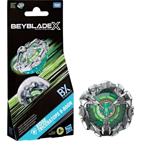 Beyblade X Ridge Triceratops 9-80GN Booster Pack Set