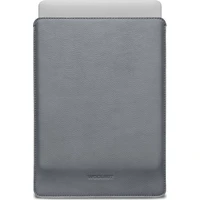Woolnut Leather Sleeve kožené pouzdro MacBook Neo šedé - Pouzdra