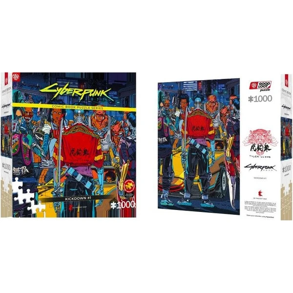 Comic Book Puzzle: Cyberpunk 2077 Kickdown (1000) - Puzzle - Obrázek d_cedac54be9484929bc7e80908dba483e