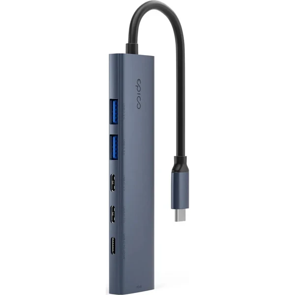 Epico UltraHub 6in1 Slim Alu USB-C Hub EH20 temně inkoustový - USB huby - Obrázek d_cefc011396cc4dffa1071718c5a38684