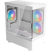 Aerocool Viewport Mini-Tower Micro-ATX RGB bílá - Počítačové skříně