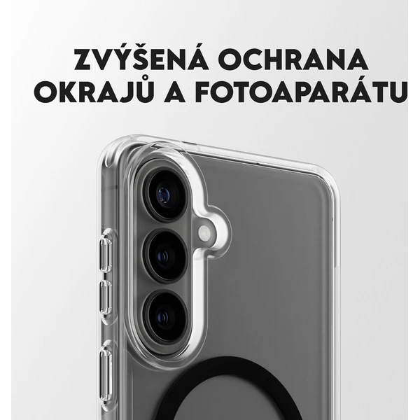 PanzerGlass® CARE Kickstand Qi kryt Samsung Galaxy S26 čirý/černý - Pouzdra - Obrázek d_cfcbe5e00e9c48db8d5124ac16e861a6