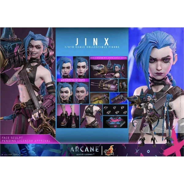 Hot Toys Figurka Arcane Action Figure 1/6 Jinx 27 cm - Figurky - Obrázek d_d03e0dc2e7814565815d6f9af76138e2