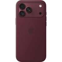 iPhone 18 Pro Max Silicone Case with MagSafe - Burgundy - Pouzdra