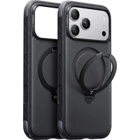 Torras Ostand Q3 Rugg MagSafe kryt iPhone 18 Pro černý - Pouzdra