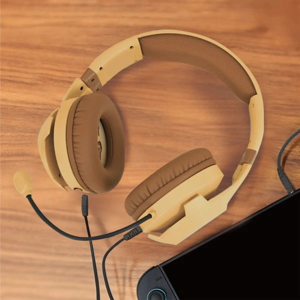 HORI Gaming Headset drátová náhlavní sluchátka Wood Brown - Sluchátka - Obrázek d_d0ede14ba1744ddf9a196e171ea6939d