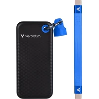 VERBATIM Pocket SSD 256GB černá/modrá - SSD disky