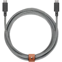 Native Union Belt Cable XL USB-C/USB-C kabel 3m, 100W zebra - Kabely a redukce