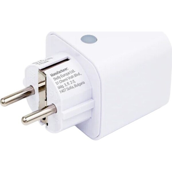 Shelly Plug M Gen3 Matter 13A chytrá zásuvka Bílá