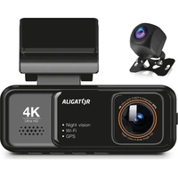 Aligator A8 autokamera přední + zadní, GPS 4K černá - Kamery