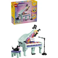 LEGO Creator 3v1 31392 Hudební dekorace: Klavír s kočkou - LEGO