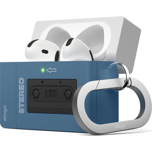 ELAGO Cassette Player pouzdro Airpods 4 tmavě modré - Pouzdra - Obrázek d_d33da2ec6cb84e579dd2fdc91feb06b1