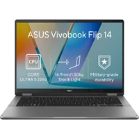 ASUS Vivobook 14 Flip (TP3407SA-OLED548WZ) šedý - Notebooky