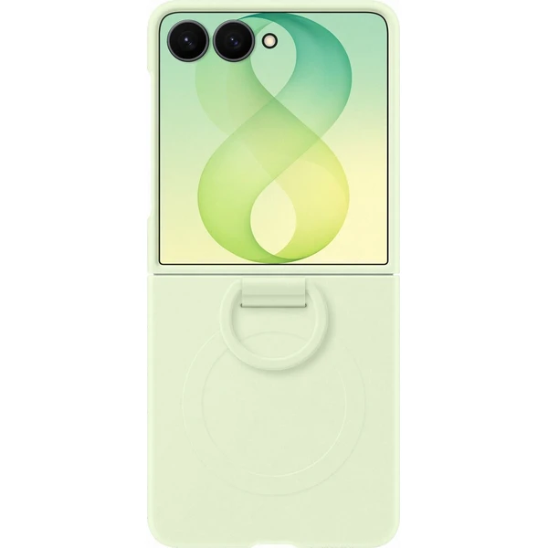 Samsung Silicone Ring Magnet kryt Galaxy Z Flip8 mentolový - Pouzdra - Obrázek d_d3698f796e084c05923043eb6380226c