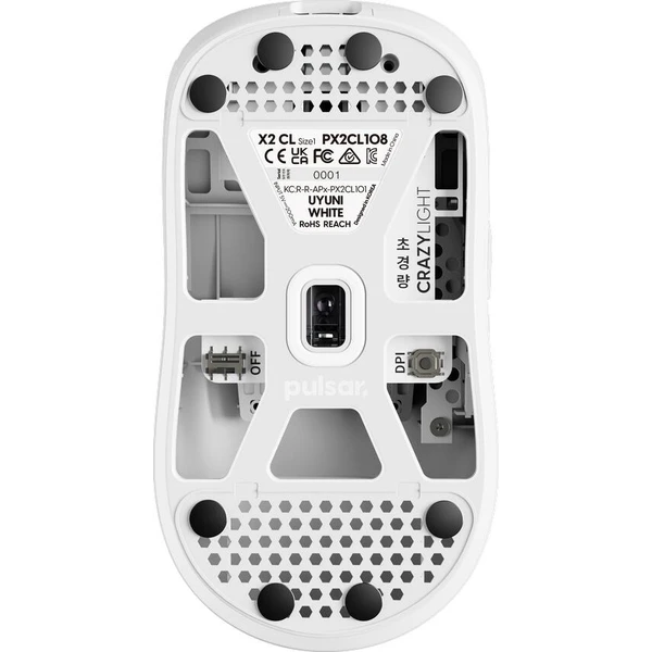 Pulsar X2 CrazyLight Mini bezdrátová herní myš bílá - Myši - Obrázek d_d3a5281c56044610b4822051b0e536e4
