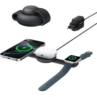 Anker MagGo B25M8 3v1 MagSafe nabíječka (15W) černá - Nabíječky