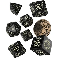 Set kostek Q-workshop The Witcher - Ciri The Zireael (7 kostek) - Kostky