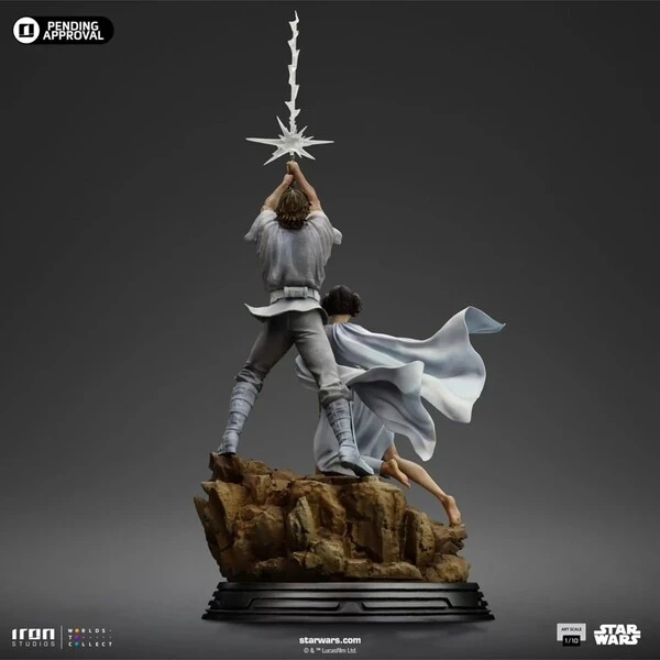 Soška IRON STUDIOS Star Wars - Luke and Leia 41 cm - Sochy a sošky - Obrázek d_d43aa0284c0041108bf764273e269923