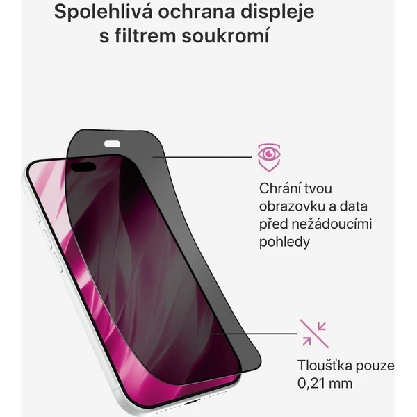 iWant Privacy Flexiglass 3D ochranné sklo pro iPhone 18 Pro - Ochranné folie a skla - Obrázek d_d44413b13acf4d2ba00aea6608e98bc7