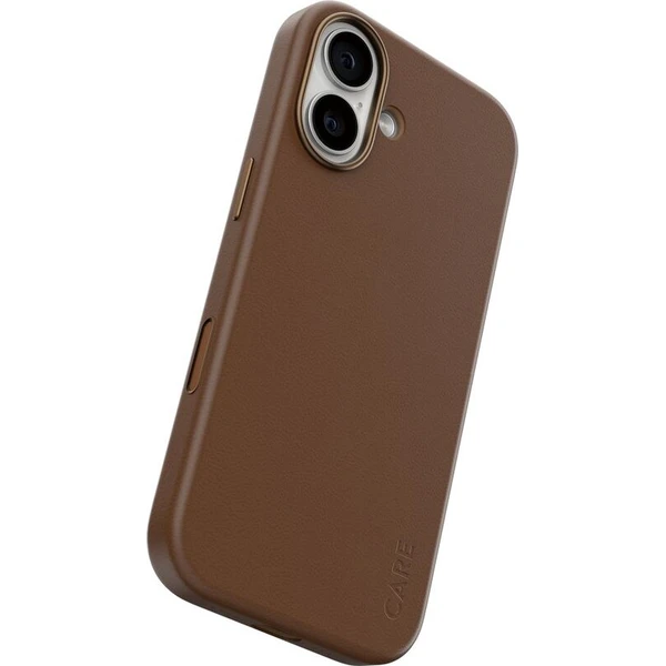 PanzerGlass® CARE SOLO MagSafe kryt z veganské kůže iPhone 17e/16e hnědý - Pouzdra - Obrázek d_d4901dc6b11041589dd14f1b5d75d2c6