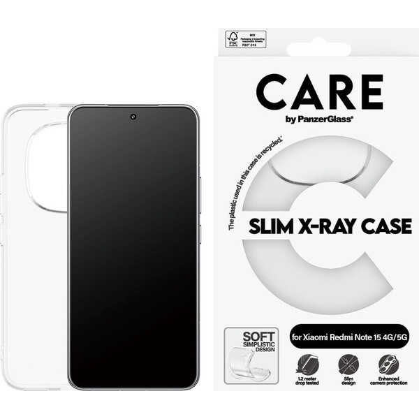 PanzerGlass® CARE X-Ray kryt Xiaomi Redmi Note 15 5G čirý