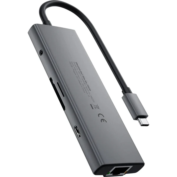 Epico UltraHub 9in1 Slim Alu USB-C Hub EH30 s Ethertnetem vesmírně černý - USB huby - Obrázek d_d542a1c5c14c4010aa6b6d2252e279b4