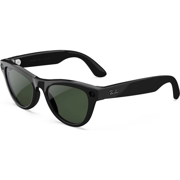 Meta RAY-BAN Skyler Gen2 (Standardní) chytré lesklé brýle (zatmavovací - čiré/zelené) černé - AR brýle - Obrázek d_d57469ccde5448baa64dd192c2bfd7ea