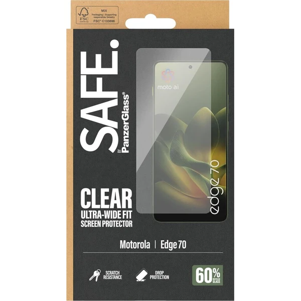 PanzerGlass® SAFE Ultra-Wide Fit sklo Motorola Edge 70 - Ochranné folie a skla - Obrázek d_d5779ecd85e94e35ba211ee0d6f8d221