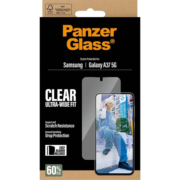 PanzerGlass® Ultra-Wide Fit sklo s instalačním rámečkem Samsung Galaxy A37 - Ochranné folie a skla - Obrázek d_d680af3b896d4eb7bcdd8173a5e1e657