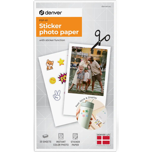 Denver PSP-61 samolepící papír 20ks