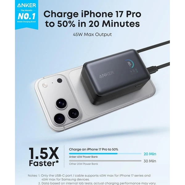 Anker Nano MagSafe powerbanka (10000mAh) 45W černá - Powerbanky - Obrázek d_d7b8eb45f752430aa6a162bae5ba00a1