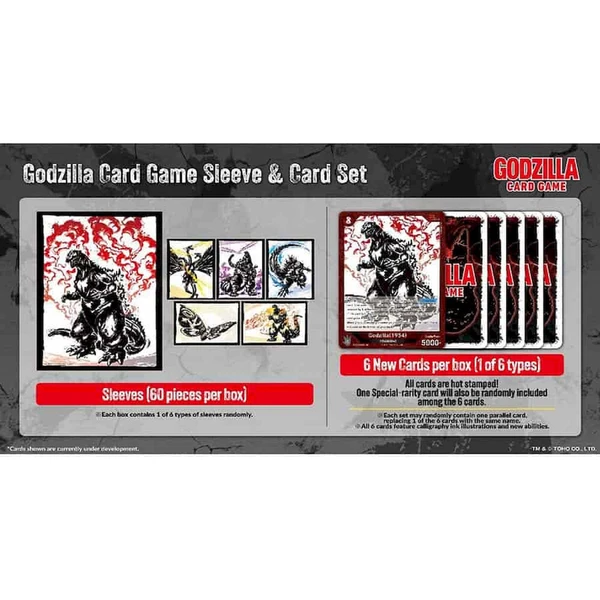 Godzilla Card Game Sleeve & Card Set Ink-Brushed Monster Rampage - EN - Sběratelské karty a nálepky - Obrázek d_d7b9fd37832b42659857bfef383b4197