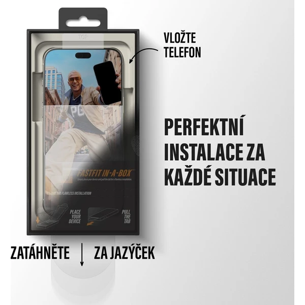 PanzerGlass Ultra-Wide Fit sklo Apple iPhone 18 Pro/17 Pro s bezprašným instalačním boxem - Ochranné folie a skla - Obrázek d_d811a9c7e76e4e68b15b0e3b5a5ee9eb
