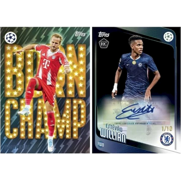 Fotbalové karty 2025-2026 Topps UEFA Club Competitions Spring Tin - Fotbalové karty - Obrázek d_d8a59fcebd5a43fb90f07958607f5251
