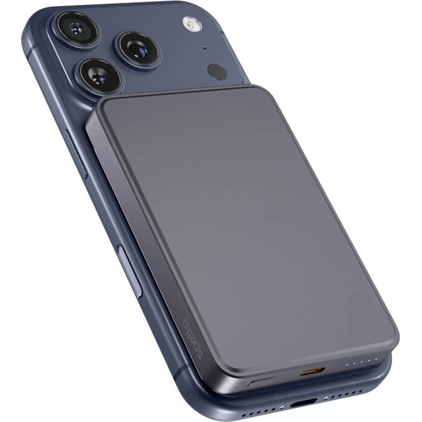 Spello ForcePack Alu 5000mAh magnetická bezdrátová powerbanka vesmírně šedá - Powerbanky - Obrázek d_d8cf71e1de4a439aa1d8d8118b6a357c