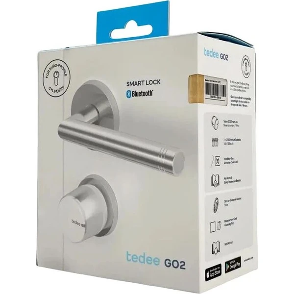 tedee GO2 chytrý zámek stříbrný - Chytré zámky - Obrázek d_d96e707f872248fe8381b28aaa446db0