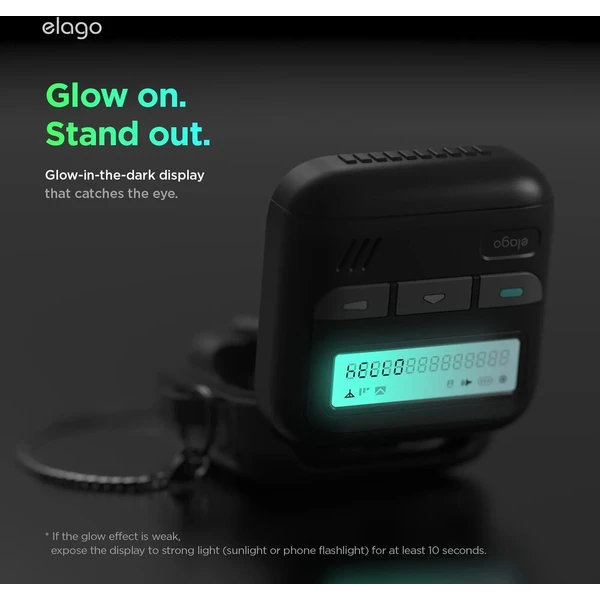 ELAGO Pager Hang Case pouzdro pro Samsung Galaxy Buds4/Buds4 Pro černé - Pouzdra - Obrázek d_d98ac18b56bb417c8e8cd782740737e7