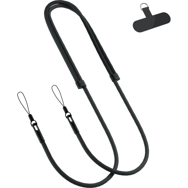 Spello Rope Crossbody Strap černý