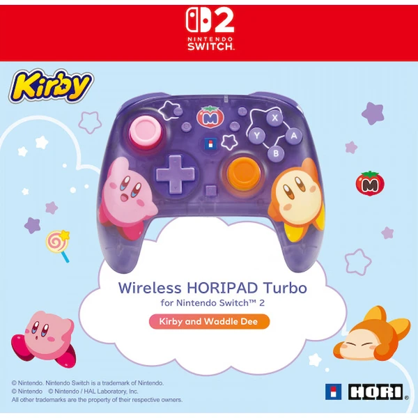 HORI HORIPAD Turbo bezdrátový herní ovladač Kirby Waddle Dee (NSW/NSW2/OLED) - Herní ovladače - Obrázek d_d9c3af66a9634b909fb41deb19697d14